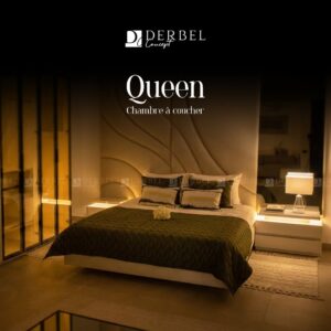 Découvrez Queen, la chambre à coucher qui réunit élégance moderne, confort absolu et finitions h