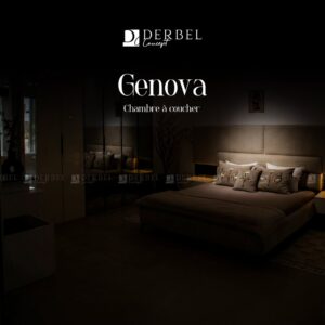 ✨ Découvrez Genova, la chambre à coucher qui incarne l’élégance contemporaine et le confort abso