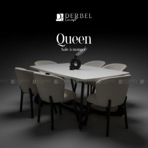 ✨ Découvrez Queen - la salle à manger qui apporte instantanément du style et du standing à votre