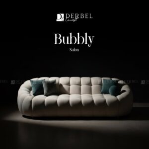 ✨ Le salon Bubbly incarne la douceur contemporaine et l’élégance moderne, avec ses formes envelo